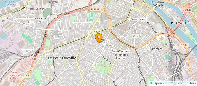 localisation de l'entreprise DETOURNEMENTS à ROUEN