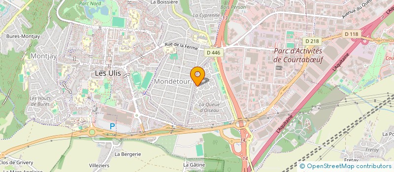 localisation de l'entreprise DETOURS à LES ULIS