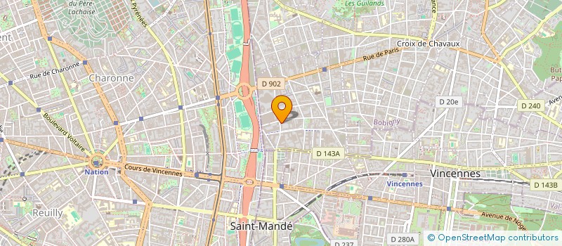 localisation de l'entreprise DETOX à MONTREUIL