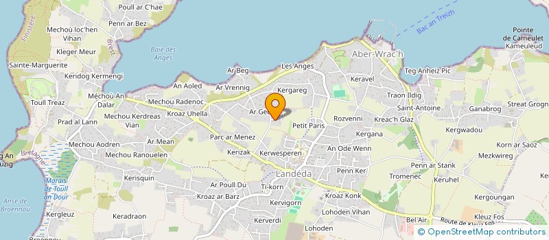 localisation de l'entreprise DETRACE  LANDEDA