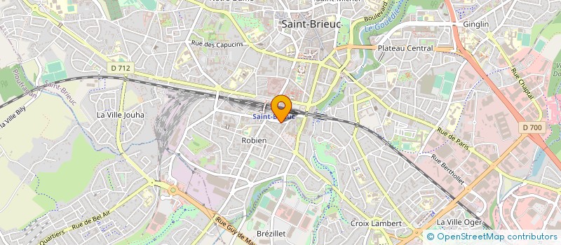 localisation de l'entreprise DETRALEV à SAINT-BRIEUC