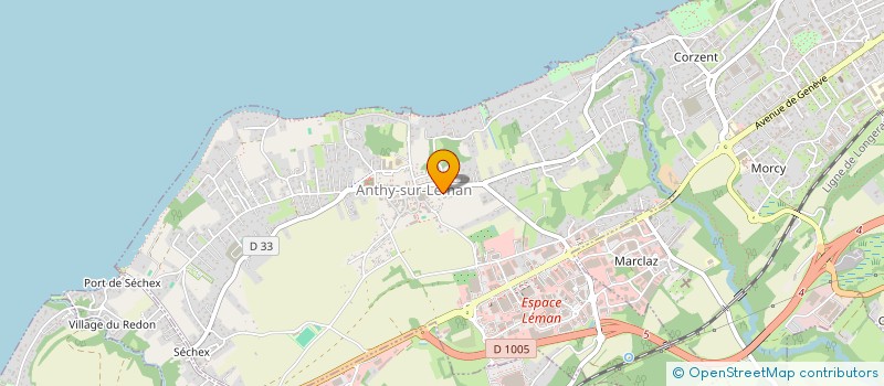 localisation de l'entreprise DETRAZ CARRELAGE  ANTHY-SUR-LEMAN