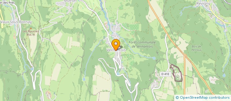 localisation de l'entreprise DETRAZ JEROME PLOMBERIE CHAUFFAGE  VERNANTOIS