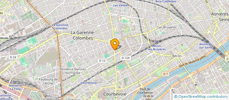 localisation de l'entreprise DETROIS CONSULTING à COURBEVOIE