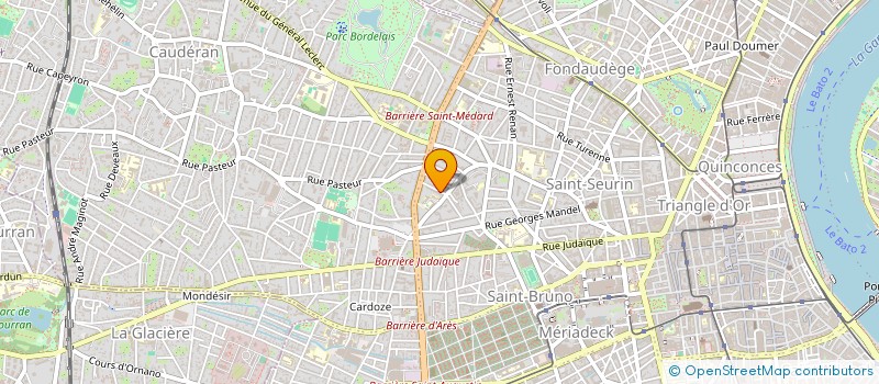 localisation de l'entreprise DETROIS RDC IMMOLACDU  BORDEAUX