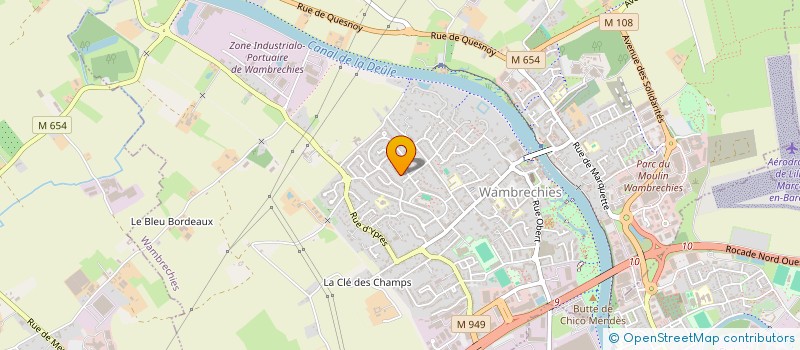 localisation de l'entreprise DETROIT  WAMBRECHIES