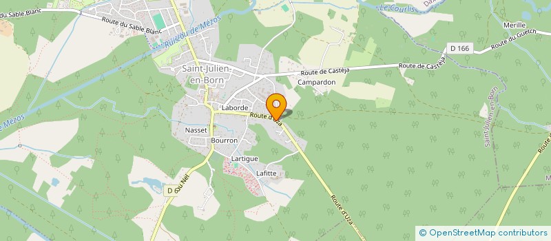 localisation de l'entreprise DETROIT  ONESSE-LAHARIE