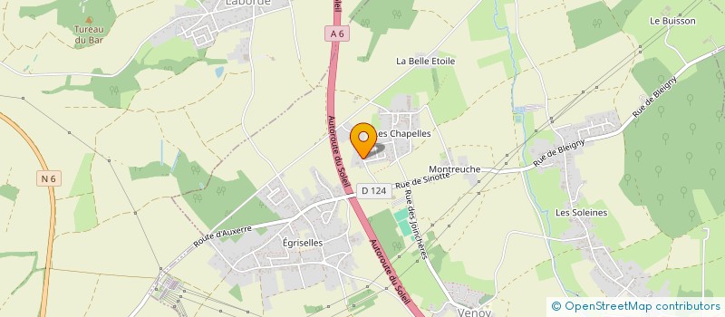 localisation de l'entreprise DETROPA  VENOY