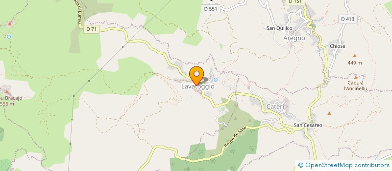 localisation de l'entreprise DETTI E SCRITTI à LAVATOGGIO