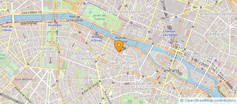localisation de l'entreprise DETY à PARIS