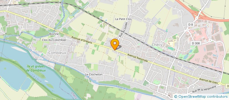 localisation de l'entreprise DEUBEUL REMORQUAGE  CHECY