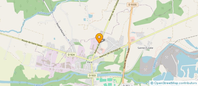 localisation de l'entreprise DEUCHT MOTORS LUX  SAINT-SEVER