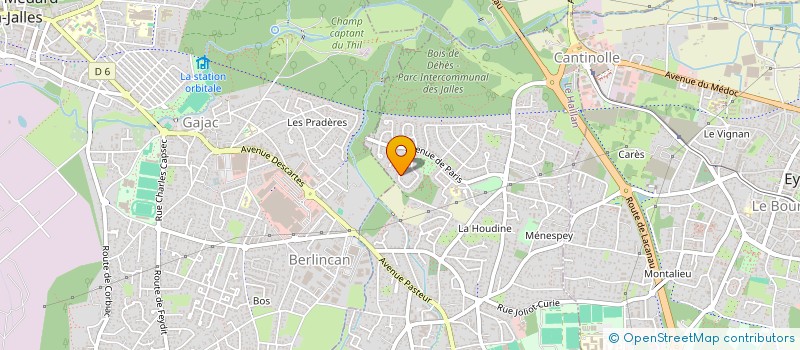 localisation de l'entreprise DEUDON  LE HAILLAN