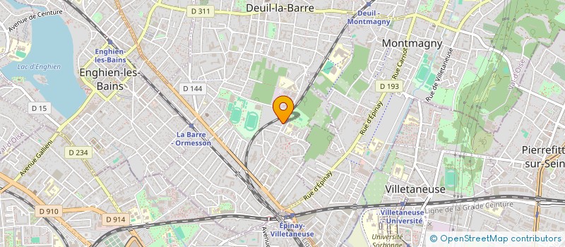 localisation de l'entreprise DEUIL AUTO SERVICE à DEUIL-LA-BARRE