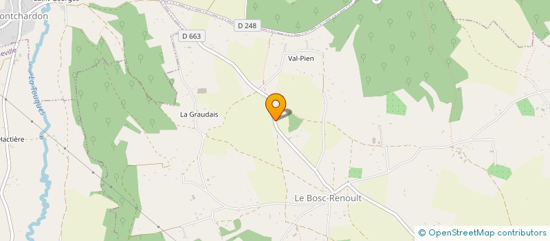 localisation de l'entreprise DEULEY MACONNERIE à LA FERTE-EN-OUCHE