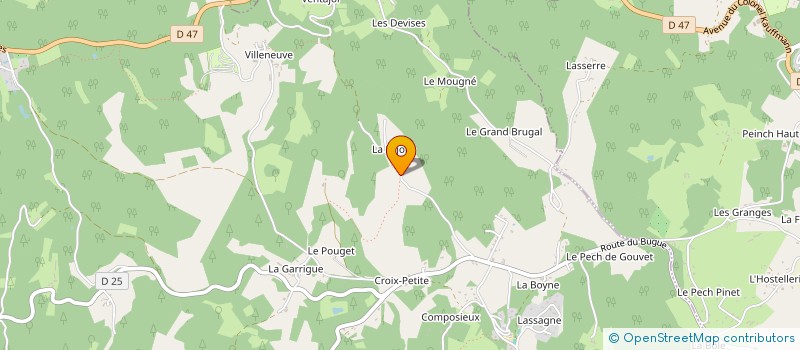 localisation de l'entreprise DEURE PATRICK  SAINT-ANDRE-D'ALLAS