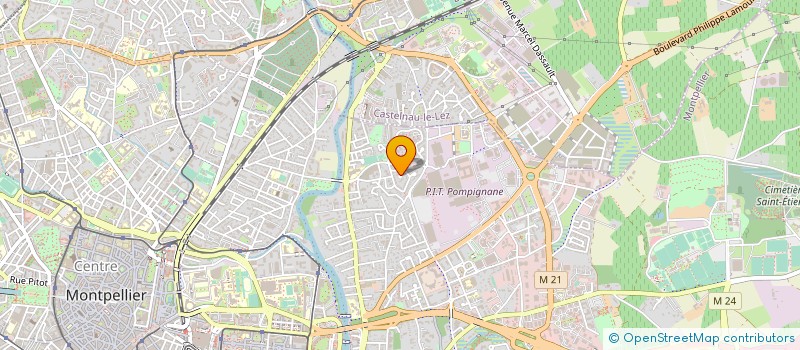 localisation de l'entreprise DEUROS à MONTPELLIER