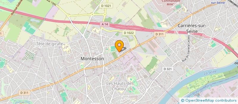 localisation de l'entreprise DEUROTECH  FRANCE SAS  MONTESSON