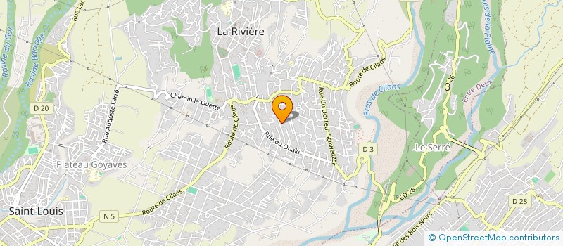 localisation de l'entreprise DEURVEILHER CONSTRUCTIONS BATIMENTS à SAINT-LOUIS