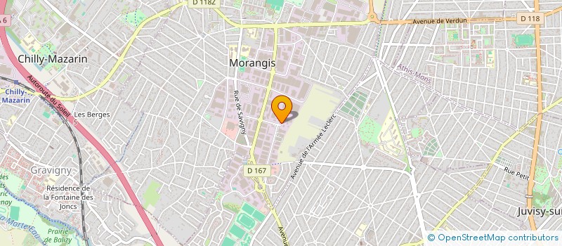 localisation de l'entreprise DEUS IDF  MORANGIS