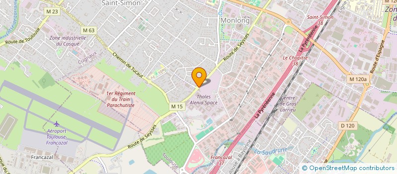 localisation de l'entreprise DEUSIO à TOULOUSE