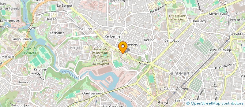 localisation de l'entreprise DEUST TMIC à BREST