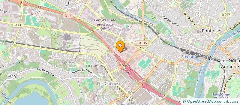 localisation de l'entreprise DEUTSCH GROUP  PONTOISE