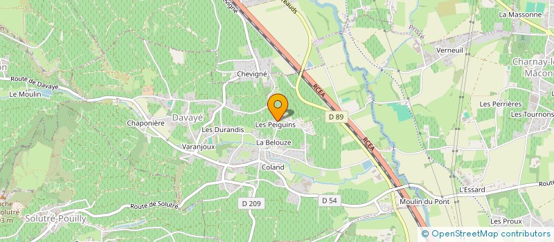 localisation de l'entreprise DEUTSCH MARQUES AUTOMOBILES  DAVAYE