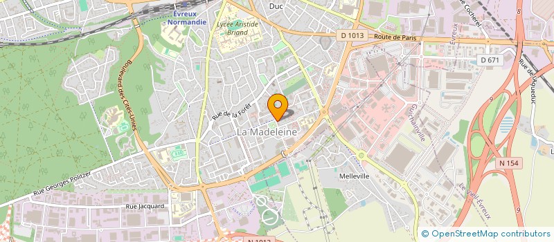 localisation de l'entreprise DEUTSCHE-AUTOS  EVREUX