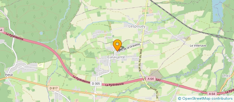 localisation de l'entreprise DEUTY  CALAVANTE