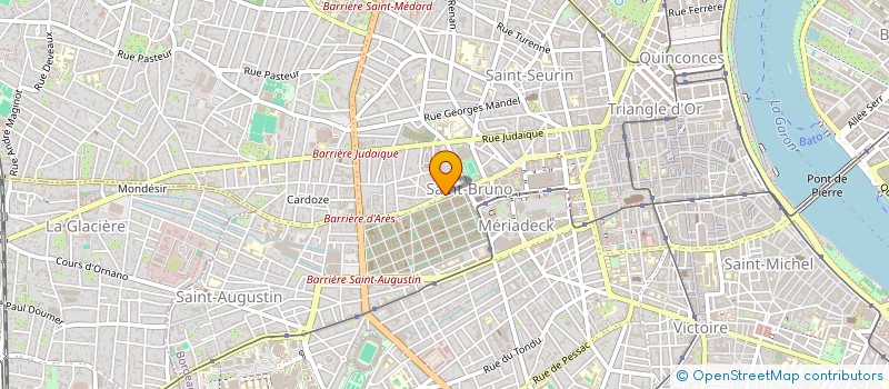 localisation de l'entreprise DEUX 25  BORDEAUX