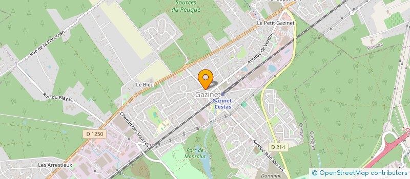 localisation de l'entreprise DEUX A 3 à CESTAS