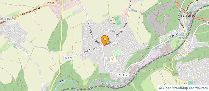 localisation de l'entreprise DEUX AILES  LEXY