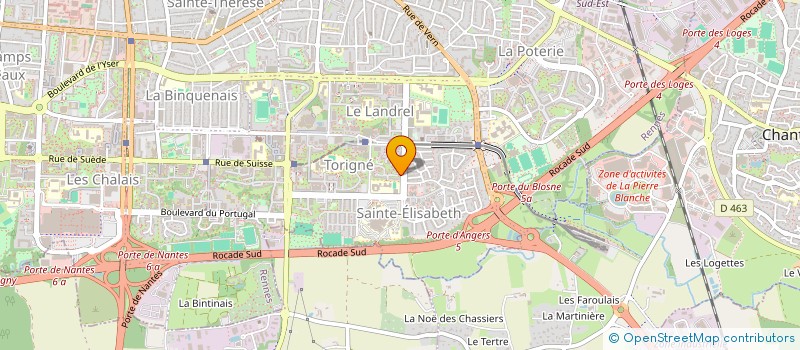 localisation de l'entreprise DEUX+ ASSOCIATION DE (RE)INSERTION SOCIOPROFESSIONNELLE ET DE PREVENTION DE LA DELINQUANCE  RENNES