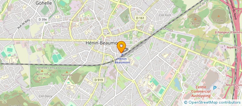 localisation de l'entreprise DEUX B à HENIN-BEAUMONT