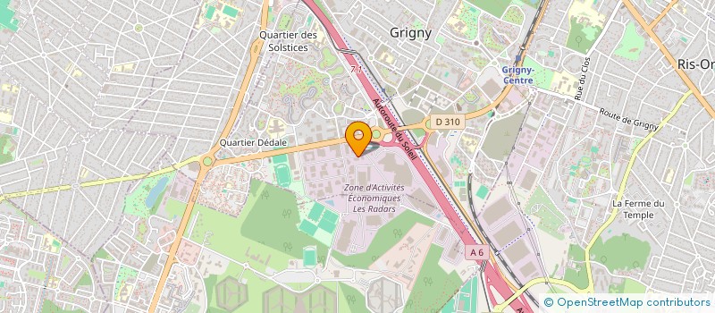 localisation de l'entreprise DEUX CEDRES à GRIGNY
