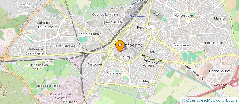 localisation de l'entreprise DEUX CHEVAUX  NARBONNE