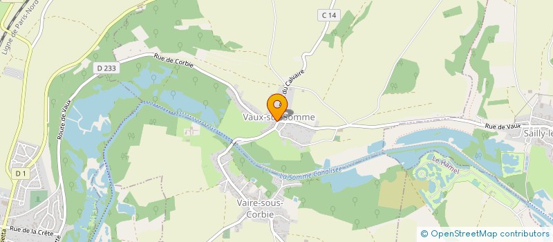 localisation de l'entreprise DEUX-CI  D'EUX-LA  VAUX-SUR-SOMME