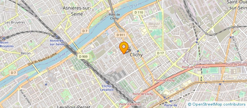localisation de l'entreprise DEUX CORDES POUR UNE VOIX à CLICHY