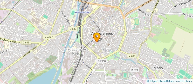 localisation de l'entreprise DEUX COTONS  VALENCIENNES