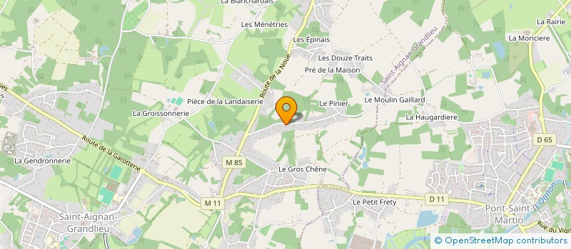 localisation de l'entreprise DEUX COUPS D'CRAYON  SAINT-AIGNAN-GRANDLIEU