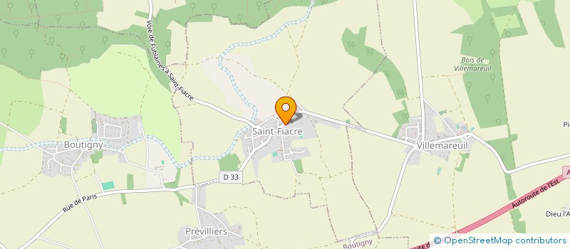 localisation de l'entreprise DEUX DE LA CRECHE  MONTCEAUX-LES-MEAUX