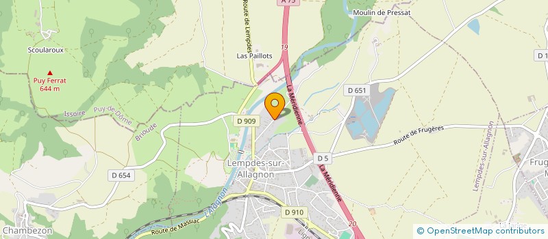 localisation de l'entreprise DEUX DEMAINS  LEMPDES-SUR-ALLAGNON