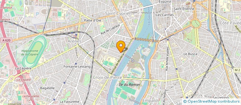 localisation de l'entreprise DEUX ET DEMI  TOULOUSE