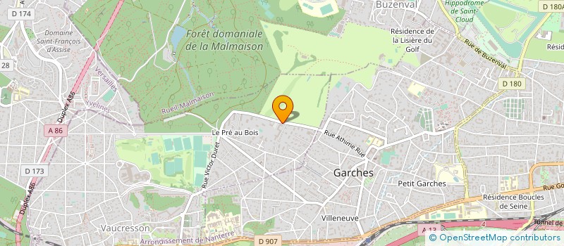 localisation de l'entreprise DEUX ET TROIS DIMENSIONS à VAUCRESSON