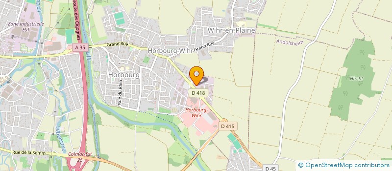 localisation de l'entreprise DEUX F SOLAIRE  HORBOURG-WIHR