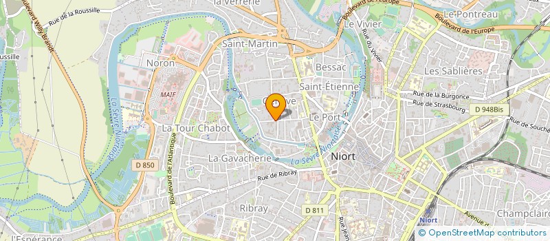 localisation de l'entreprise DEUX FEES POUR UN CAP à NIORT