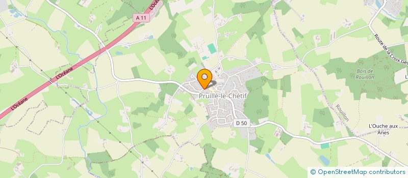 localisation de l'entreprise DEUX FOIS SEPT  PRUILLE-LE-CHETIF