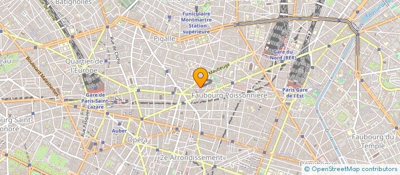 localisation de l'entreprise DEUX FONDS  PARIS