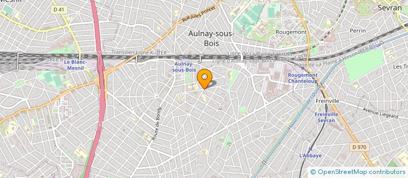 localisation de l'entreprise DEUX FRERES à AULNAY-SOUS-BOIS